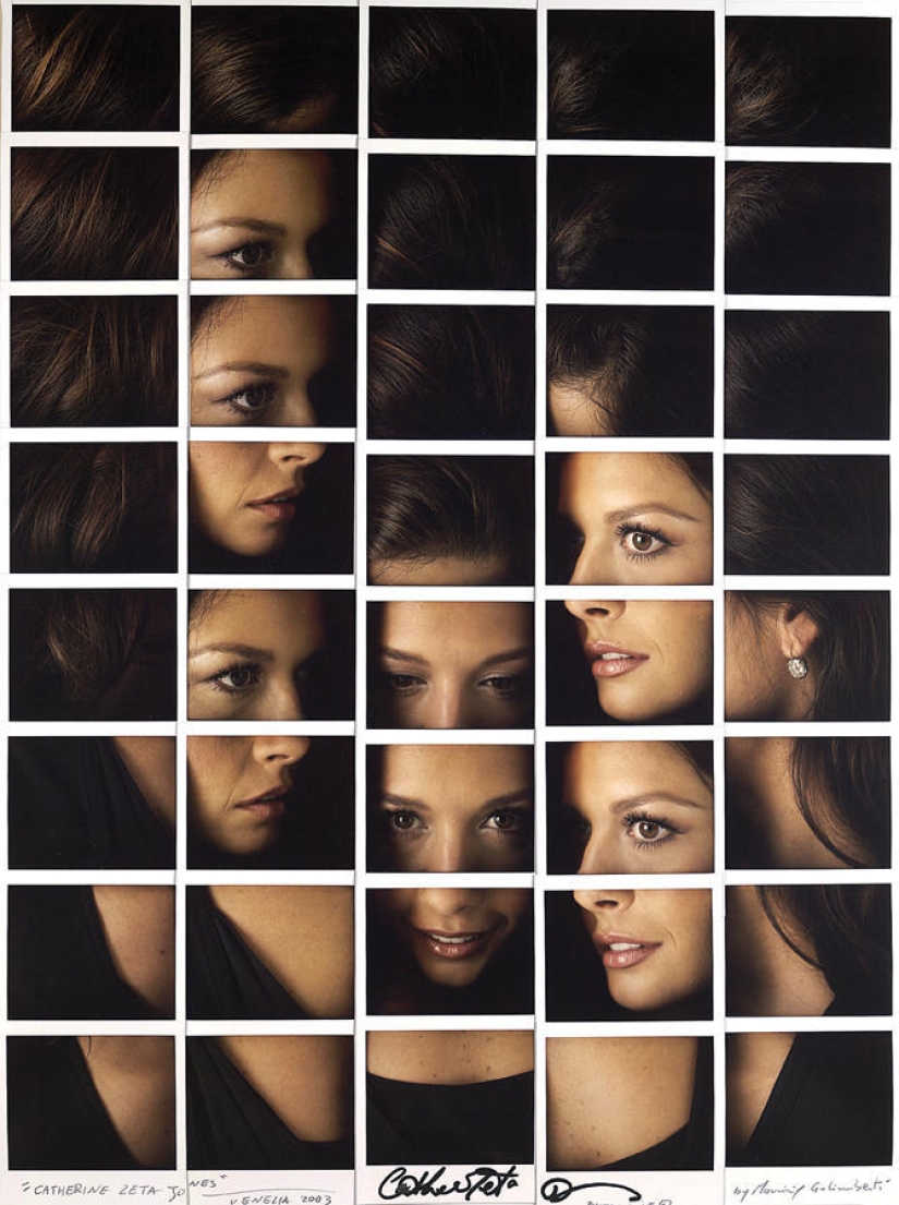 Caras de celebridades ensambladas a partir de un mosaico fascinante Caras de celebridades ensambladas a partir de un mosaico fascinante