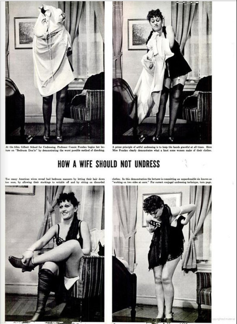 "Changes? Forget!": sex tips from the past for ideal wives "Changes? Forget!": sex tips from the past for ideal wives