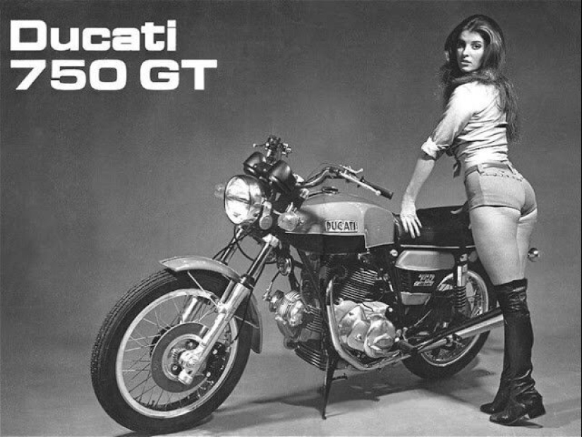Chicas y motos-20 maravillosas imágenes retro