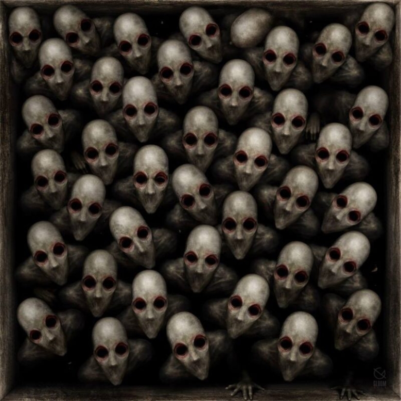 Chilling horror in the works of the master of horror-surrealism Anton Semenov Chilling horror in the works of the master of horror-surrealism Anton Semenov