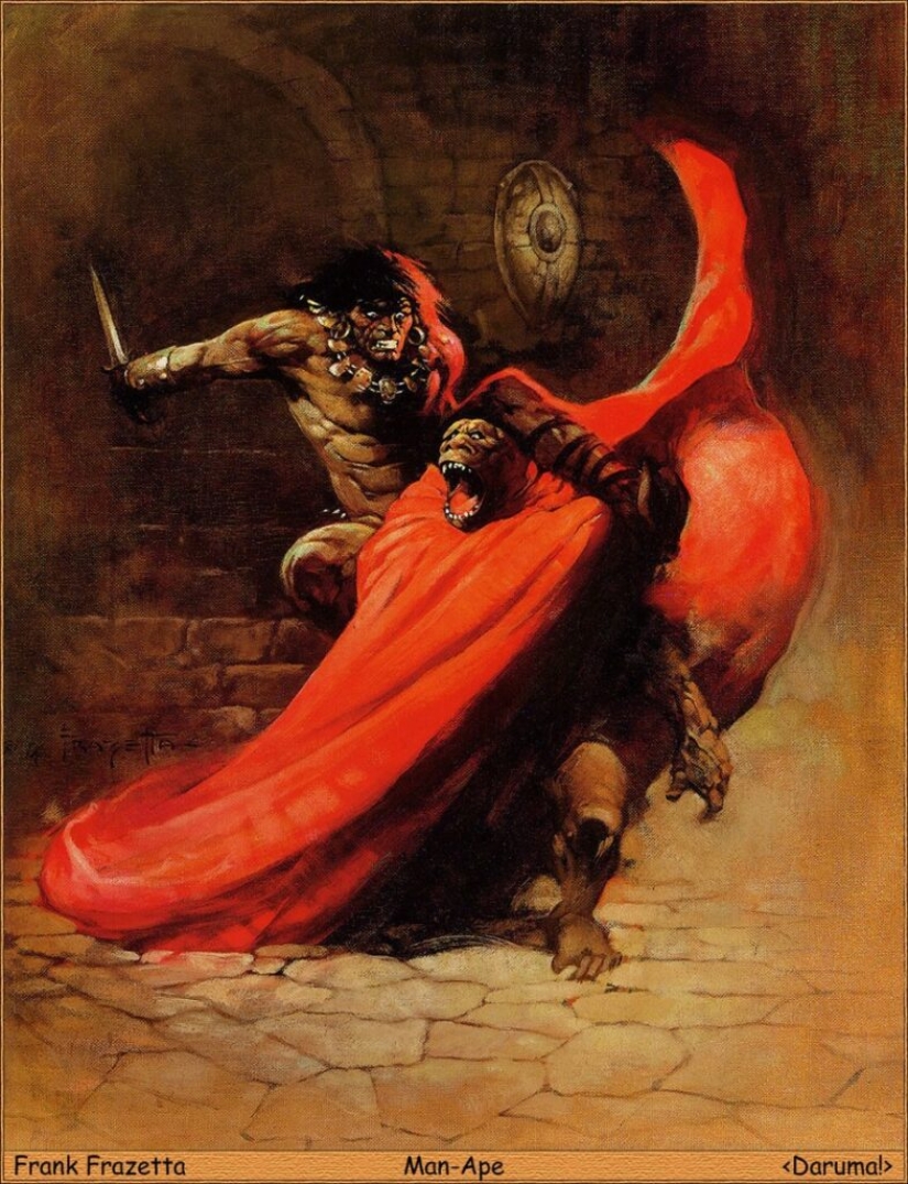 Classic Fantasy Illustration by Frank Frazetta Classic Fantasy Illustration by Frank Frazetta