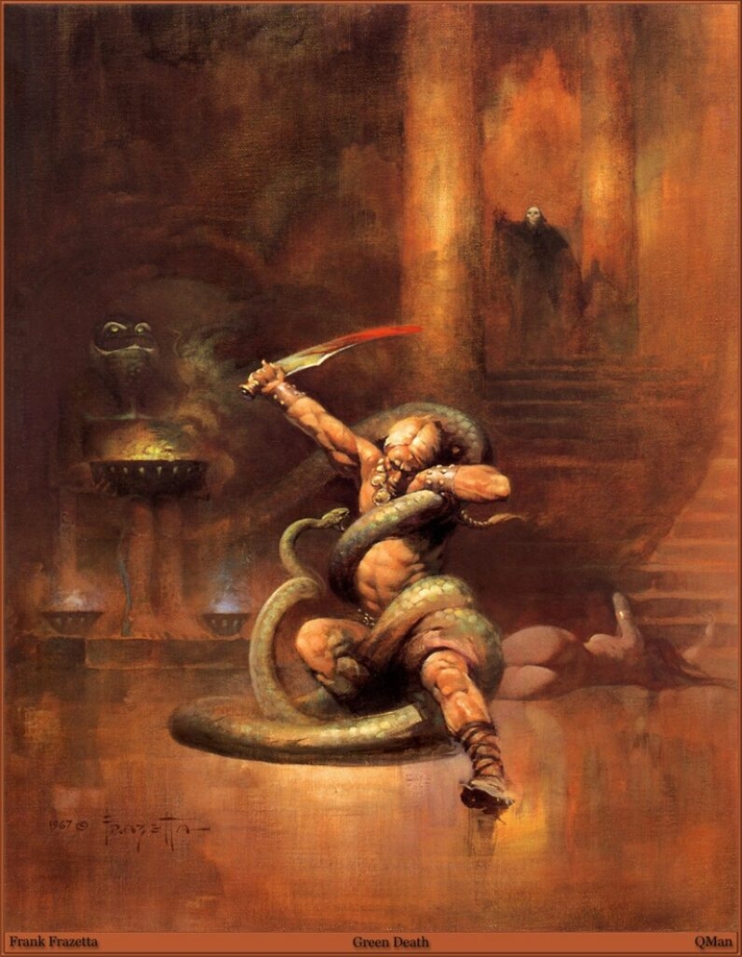 Classic Fantasy Illustration by Frank Frazetta Classic Fantasy Illustration by Frank Frazetta