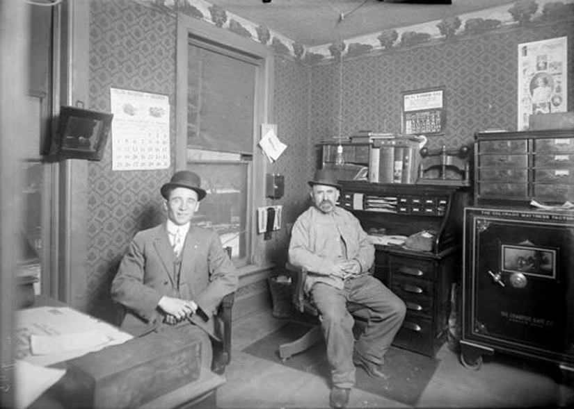 Cómo eran las oficinas hace cien años