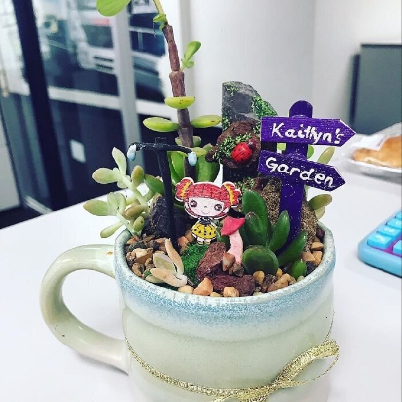 Cómo hacer un jardín en una taza de té: 25 ideas creativas