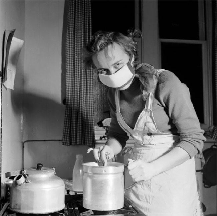 Cómo los londinenses usaban máscaras para escapar del Gran Smog en la década de 1950