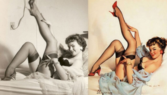 Cómo se veían las chicas que posaron para los carteles pin-up más famosos