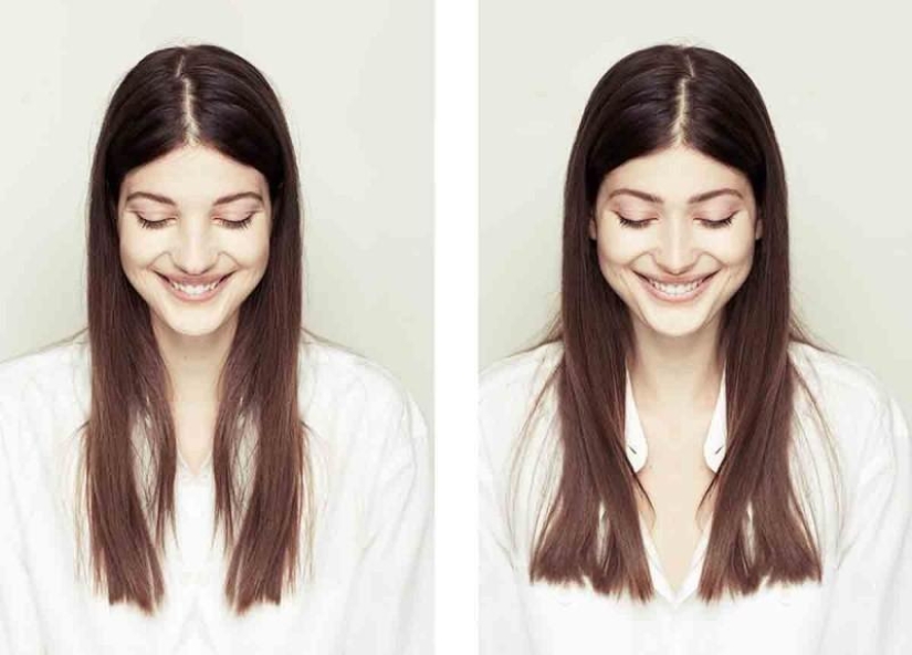 ¿Cómo se ven perfectamente simétrica cara