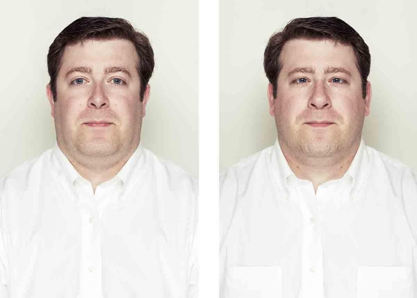 ¿Cómo se ven perfectamente simétrica cara