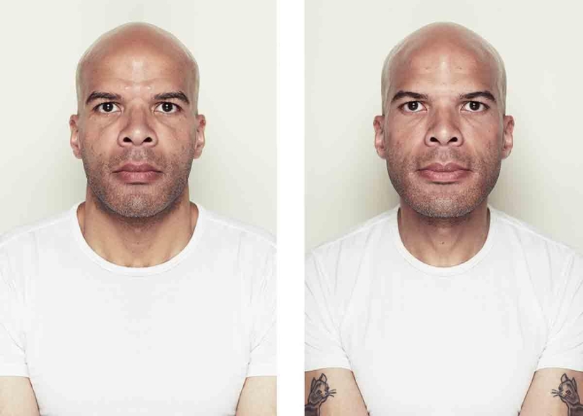 ¿Cómo se ven perfectamente simétrica cara