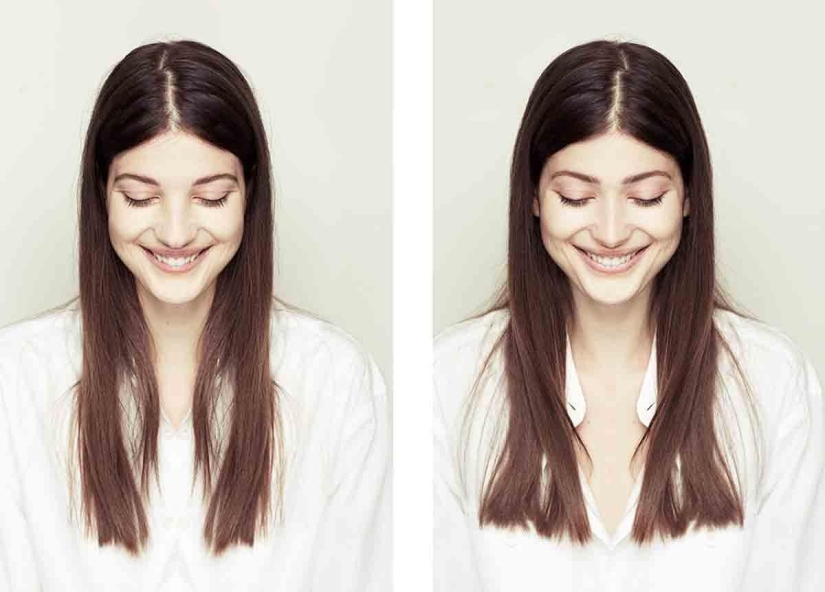 ¿Cómo se ven perfectamente simétrica cara