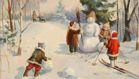 Cómo surgió la costumbre de hacer muñecos de nieve y mujeres de nieve Cómo surgió la costumbre de hacer muñecos de nieve y mujeres de nieve