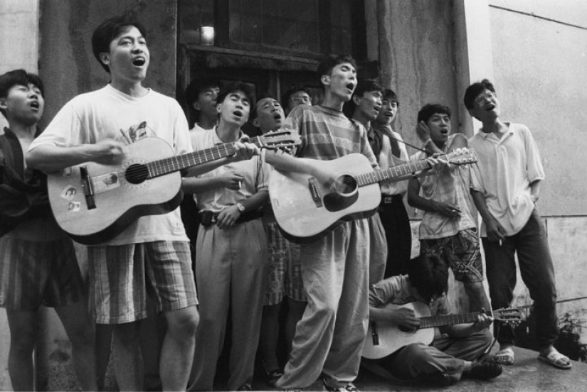 Cómo vivían los estudiantes en China en la década de 1990