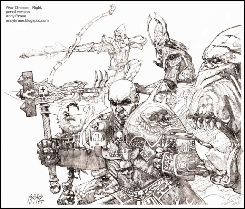 Comic artist Andy Brace and his dark concept art and illustrations Comic artist Andy Brace and his dark concept art and illustrations