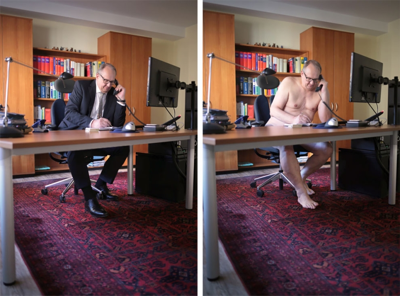 Con ropa y sin ella: un fotógrafo de Alemania desnuda a las modelos en su entorno habitual Con ropa y sin ella: un fotógrafo de Alemania desnuda a las modelos en su entorno habitual