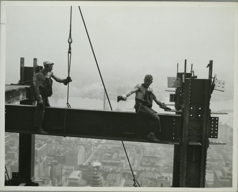 Construcción del Empire State Building