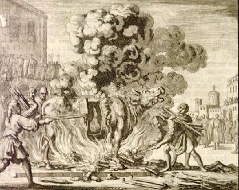 Copper bull — the most terrible device for torture in the history of mankind Copper bull — the most terrible device for torture in the history of mankind