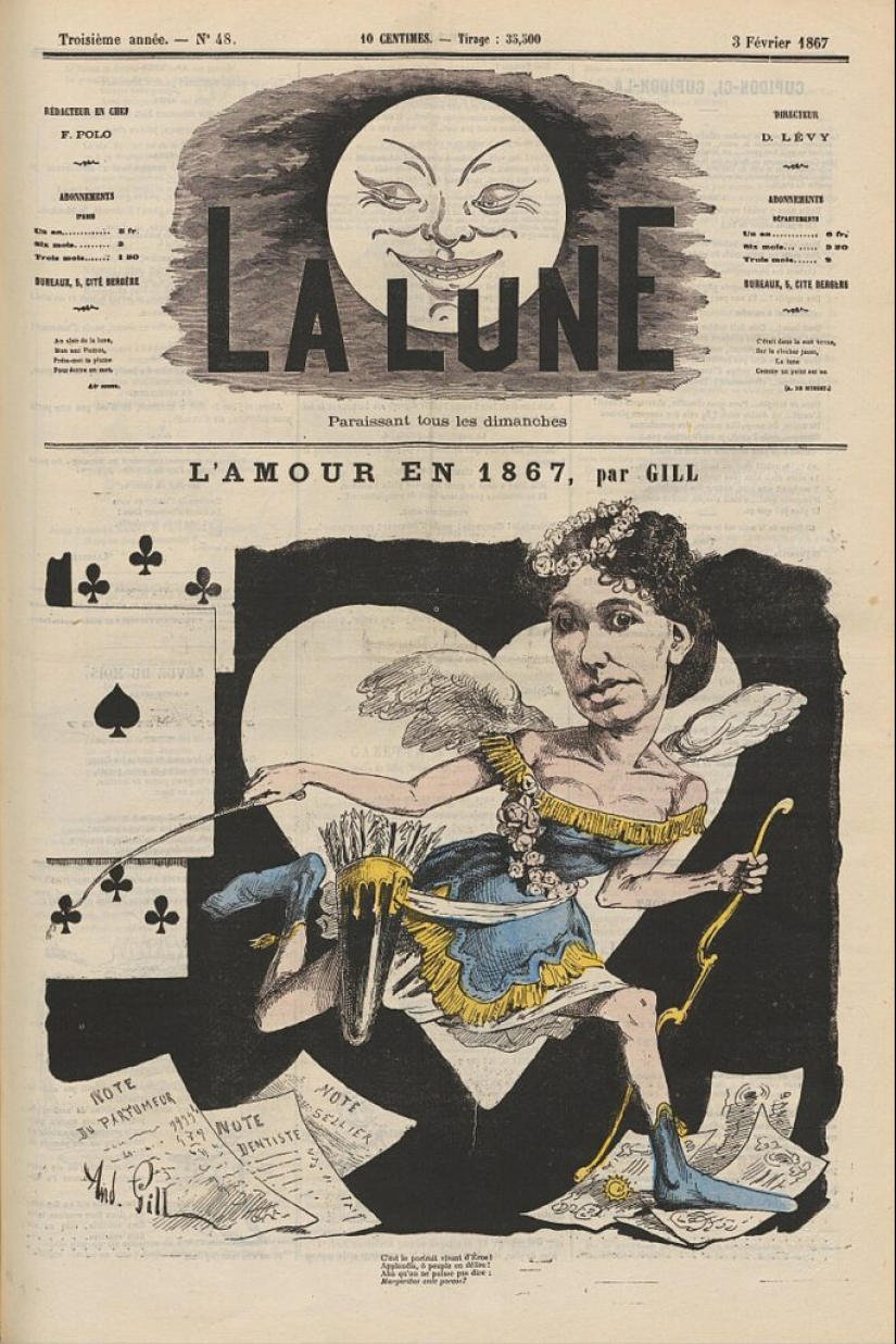 Cora Pearl - a courtesan who was "served" naked on a platter to guests