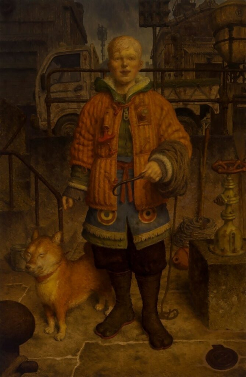 Criaturas extrañas en las pinturas de Peter Ferguson.