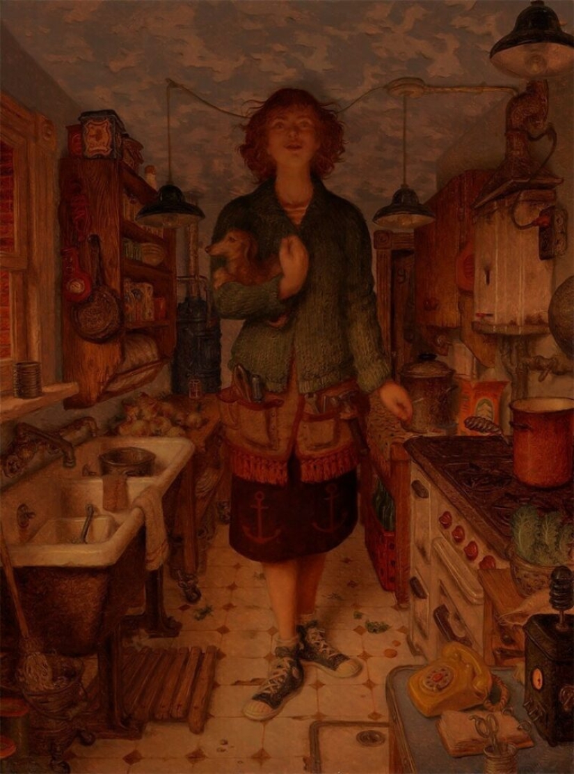 Criaturas extrañas en las pinturas de Peter Ferguson.