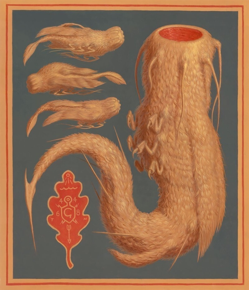 Criaturas extrañas en las pinturas de Peter Ferguson.