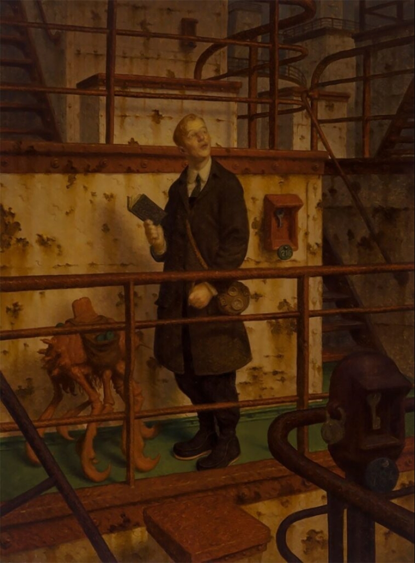 Criaturas extrañas en las pinturas de Peter Ferguson.