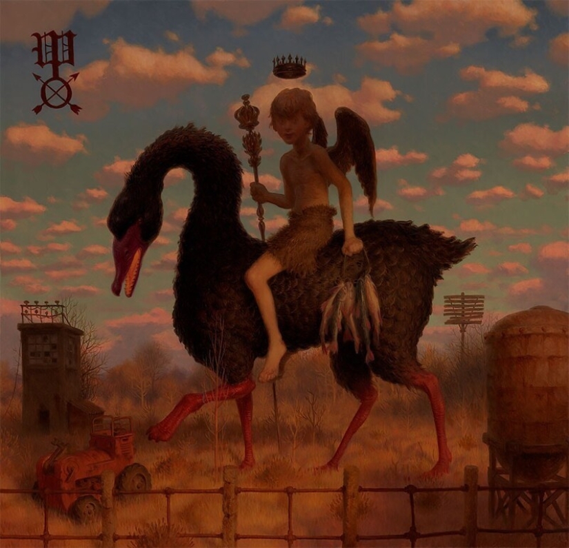 Criaturas extrañas en las pinturas de Peter Ferguson.