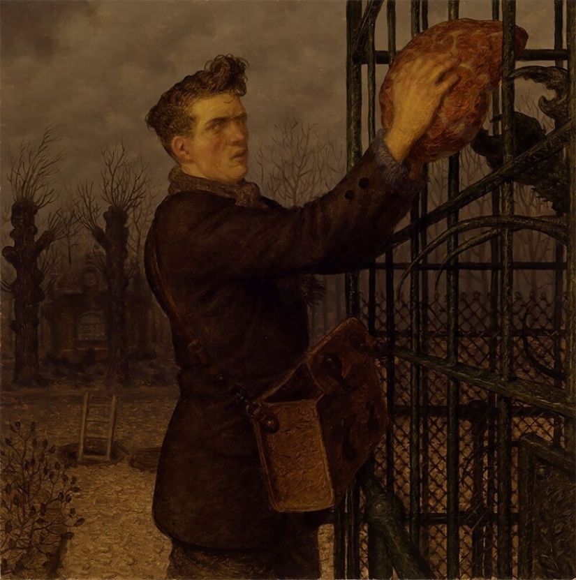 Criaturas extrañas en las pinturas de Peter Ferguson.