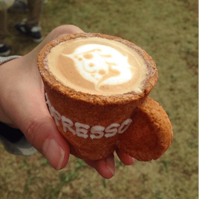 Cuando la placa es demasiado simple: 20 ejemplos bien, muy extraño flujo de alimentos y bebidas