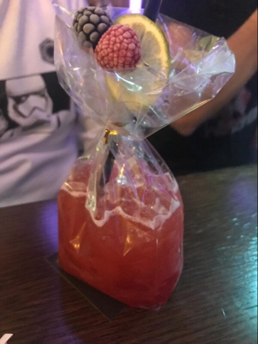 Cuando la placa es demasiado simple: 20 ejemplos bien, muy extraño flujo de alimentos y bebidas