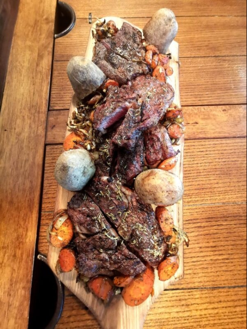 Cuando la placa es demasiado simple: 20 ejemplos bien, muy extraño flujo de alimentos y bebidas