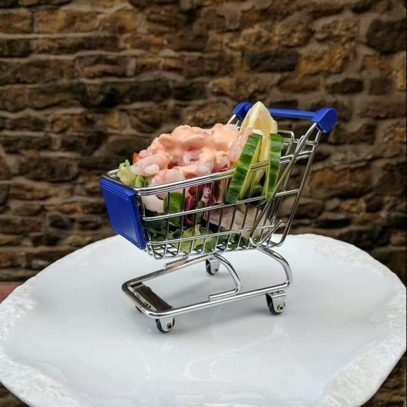 Cuando la placa es demasiado simple: 20 ejemplos bien, muy extraño flujo de alimentos y bebidas