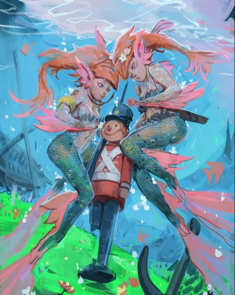 Cute girls from fairy tales from the Moscow artist Nikolai Kurganov Cute girls from fairy tales from the Moscow artist Nikolai Kurganov