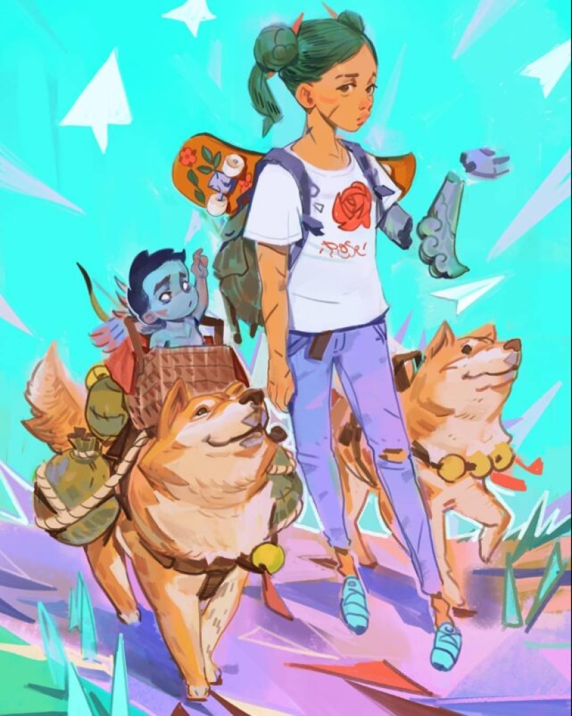 Cute girls from fairy tales from the Moscow artist Nikolai Kurganov Cute girls from fairy tales from the Moscow artist Nikolai Kurganov