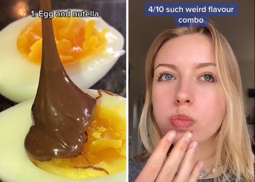 Cutlets with ice cream, oreo with salmon: a girl tests strange food combinations that pregnant women love
