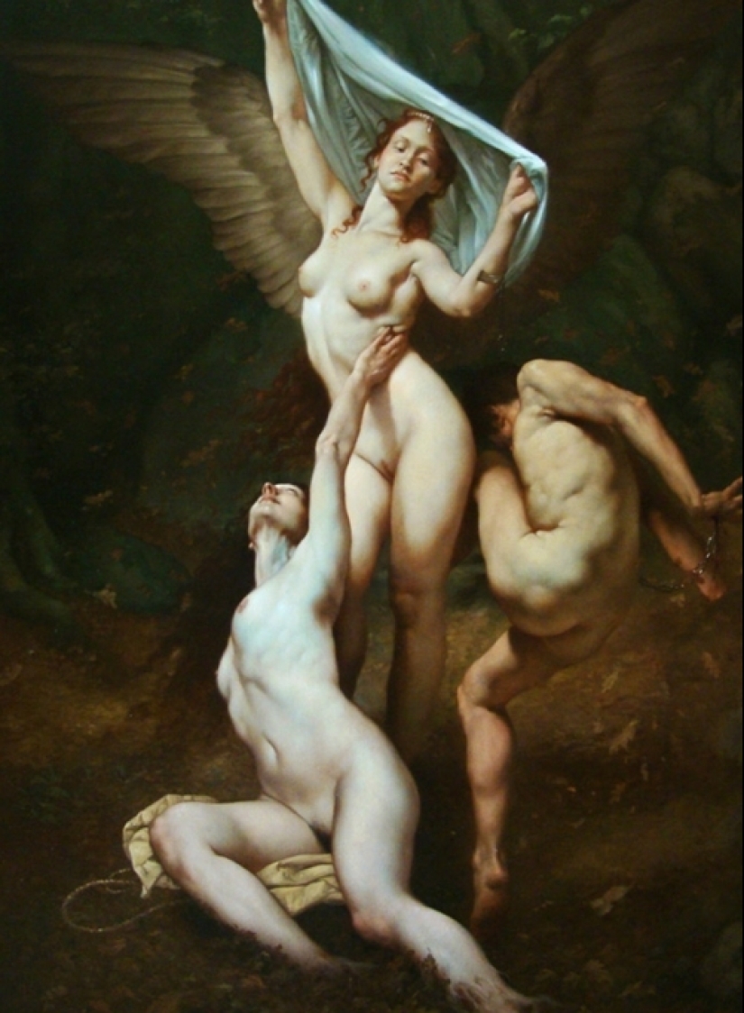 Dark eroticism in the Baroque style from the modern classic of painting Roberto Ferri