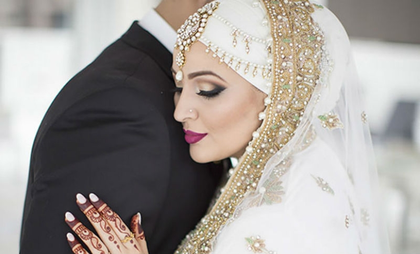 Dazzlingly beautiful brides in hijabs