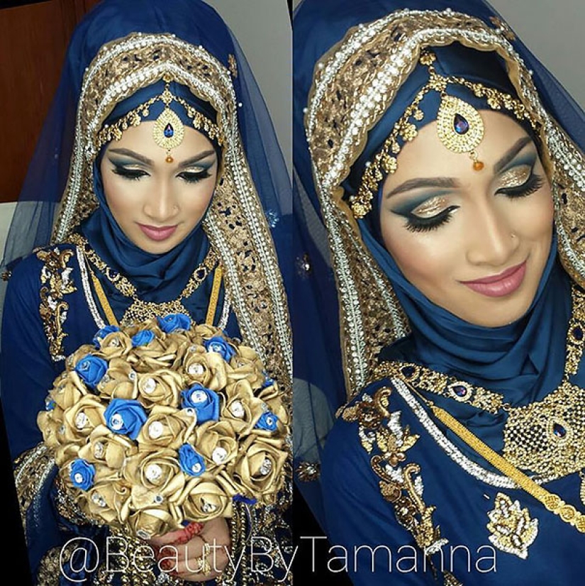 Dazzlingly beautiful brides in hijabs