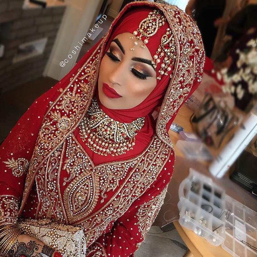 Dazzlingly beautiful brides in hijabs