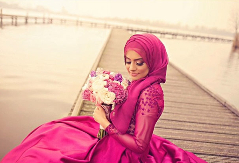 Dazzlingly beautiful brides in hijabs