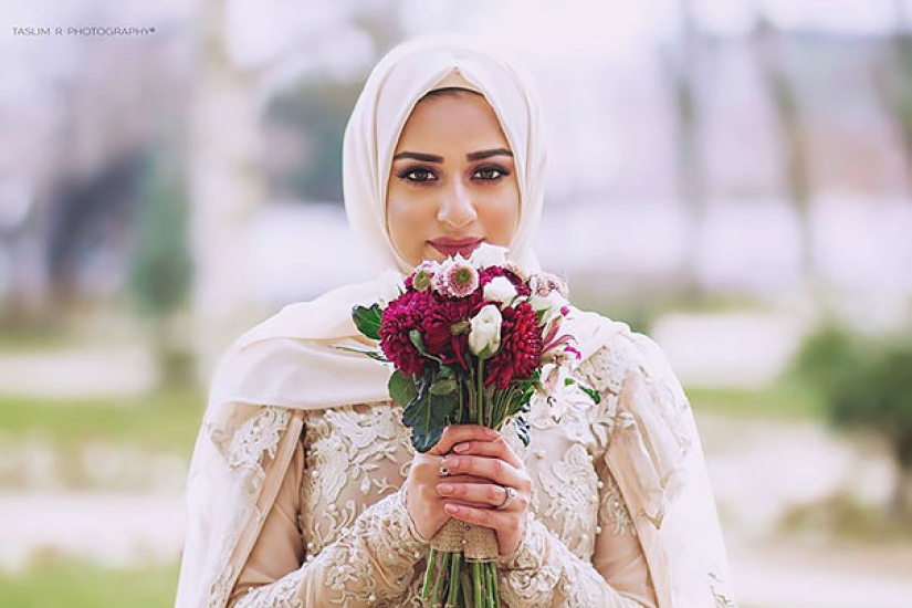 Dazzlingly beautiful brides in hijabs