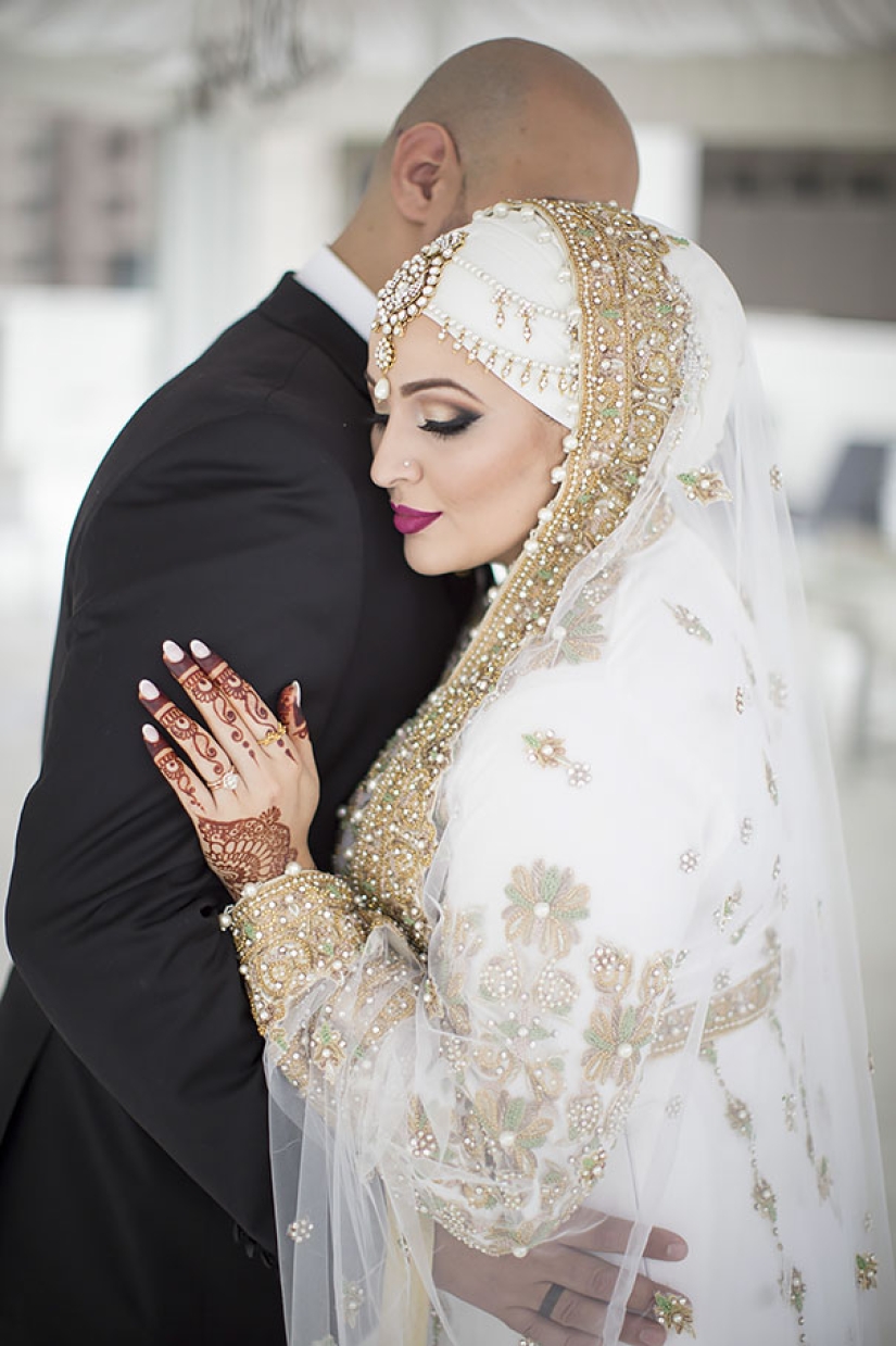 Dazzlingly beautiful brides in hijabs