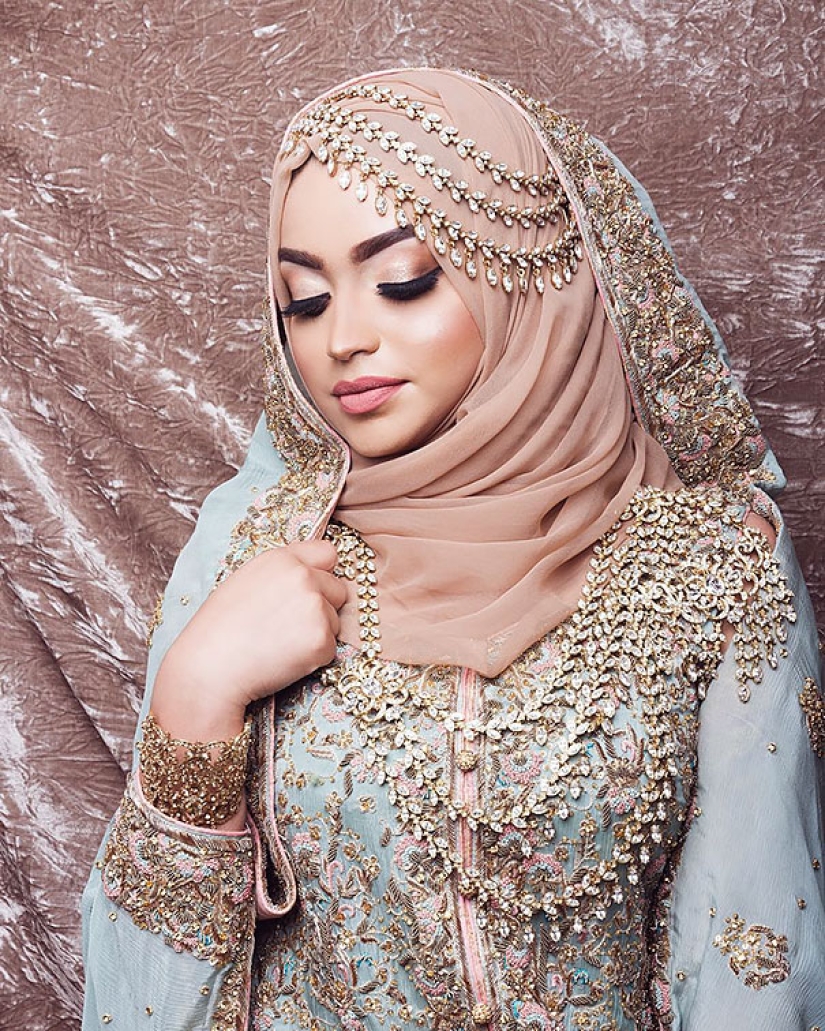 Dazzlingly beautiful brides in hijabs