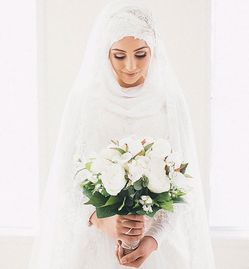 Dazzlingly beautiful brides in hijabs