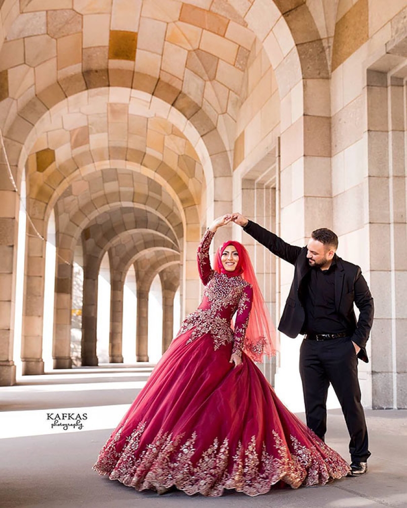 Dazzlingly beautiful brides in hijabs