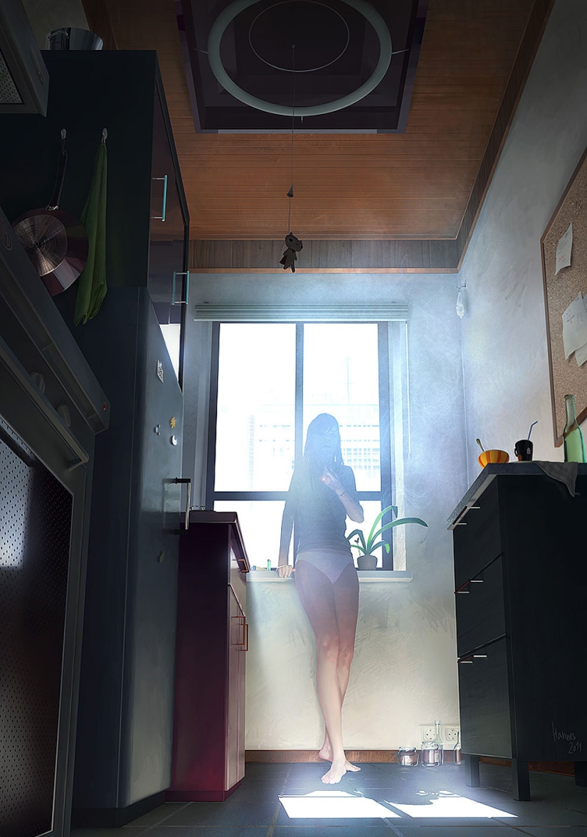 Del mito a la realidad y de vuelta: el increíble arte digital por Johannes Voss