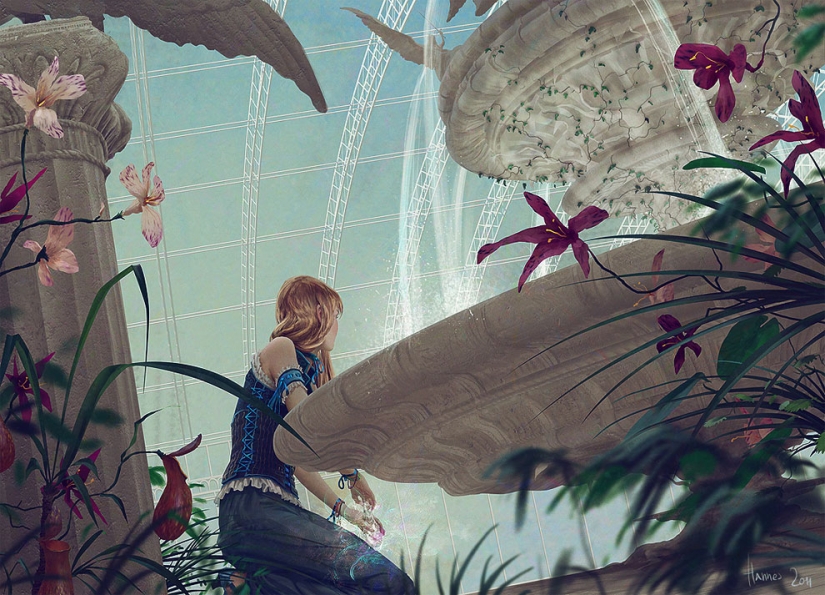 Del mito a la realidad y de vuelta: el increíble arte digital por Johannes Voss