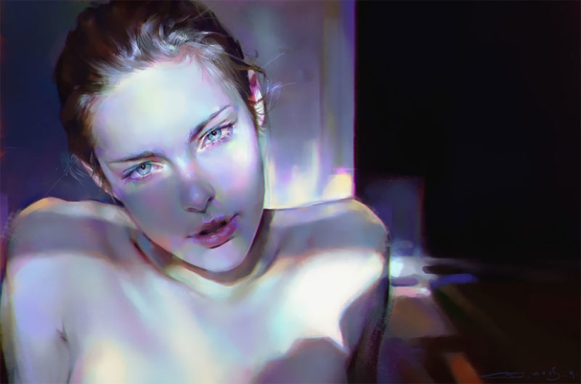 Delicados retratos de maestro de pintura digital Yanjun Chen Delicados retratos de maestro de pintura digital Yanjun Chen