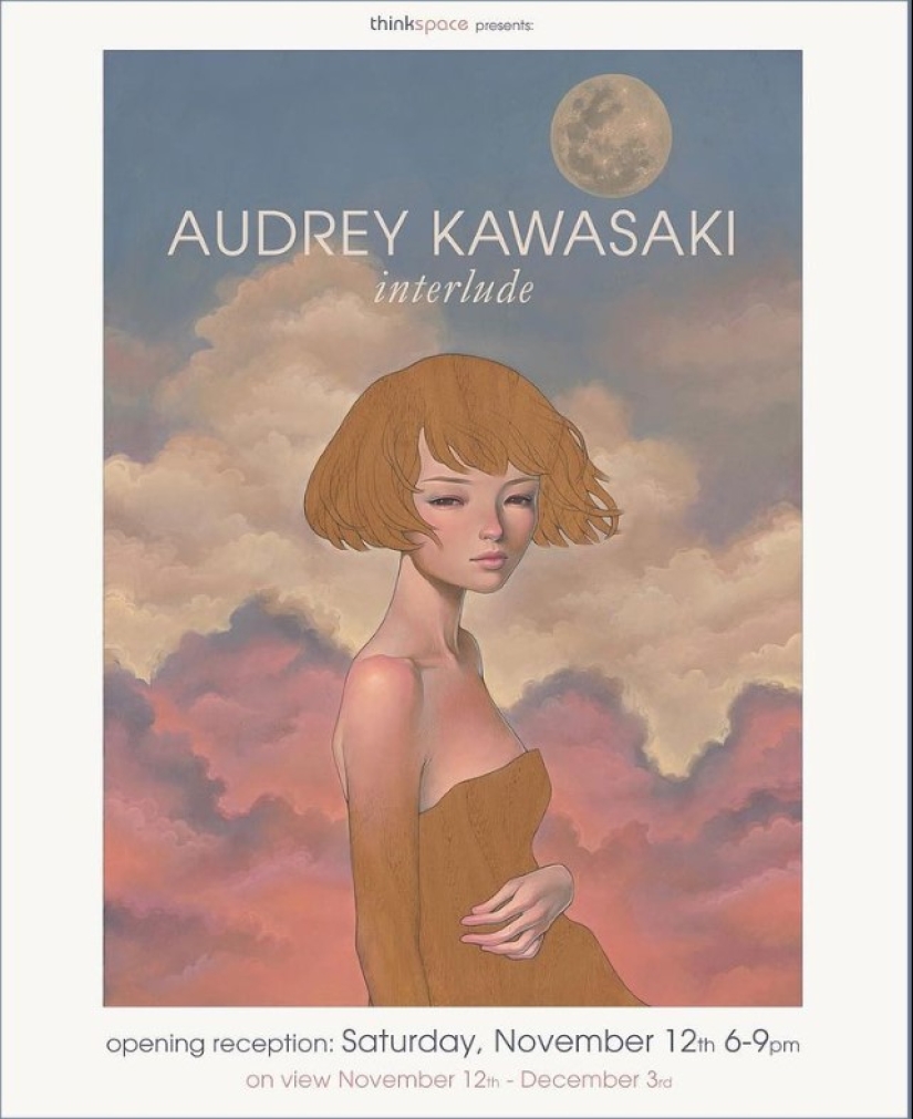 Delicate and Seductive Wood Paintings by Audrey Kawasaki Delicate and Seductive Wood Paintings by Audrey Kawasaki