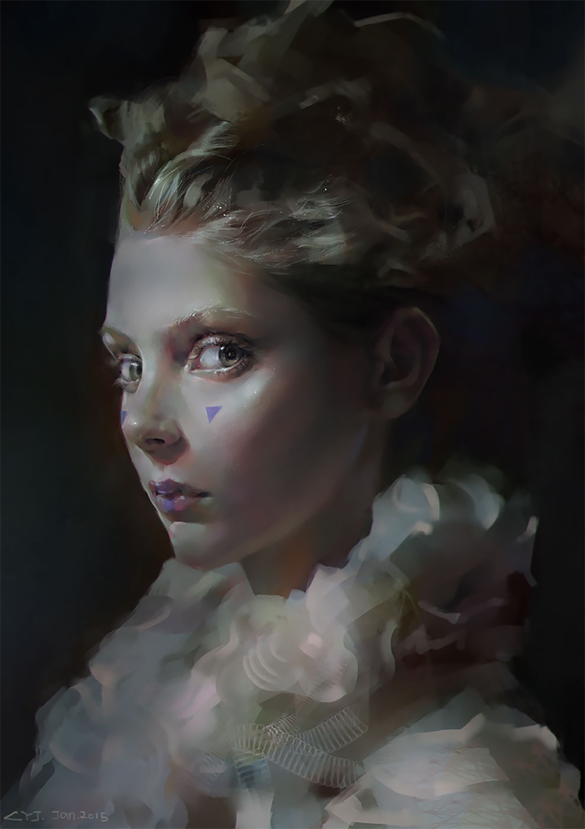 Delicate portraits from master digital painting Yanjun Chen Delicate portraits from master digital painting Yanjun Chen