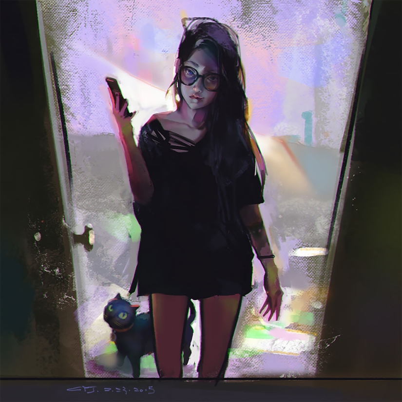 Delicate portraits from master digital painting Yanjun Chen Delicate portraits from master digital painting Yanjun Chen